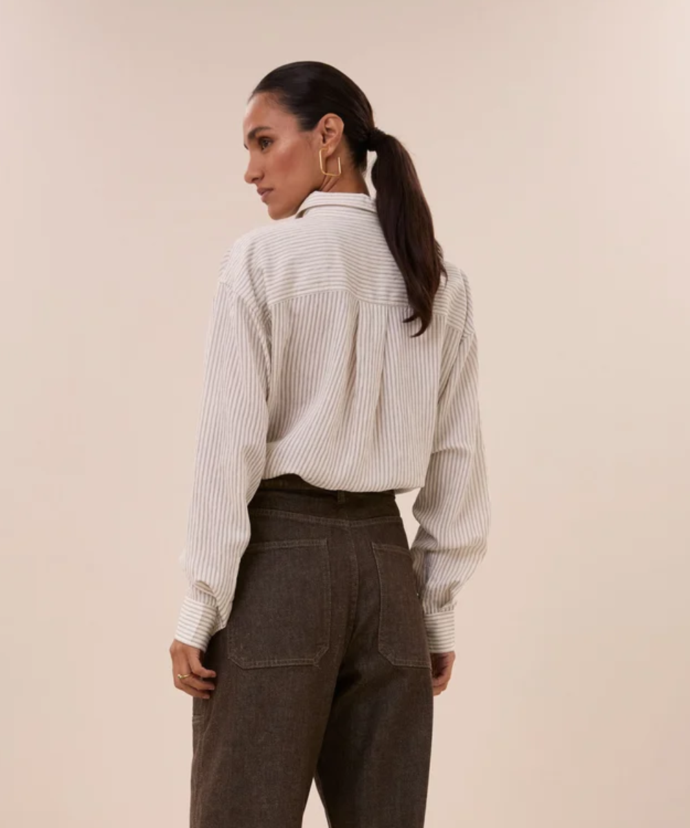Lise Thin Stripe Blouse