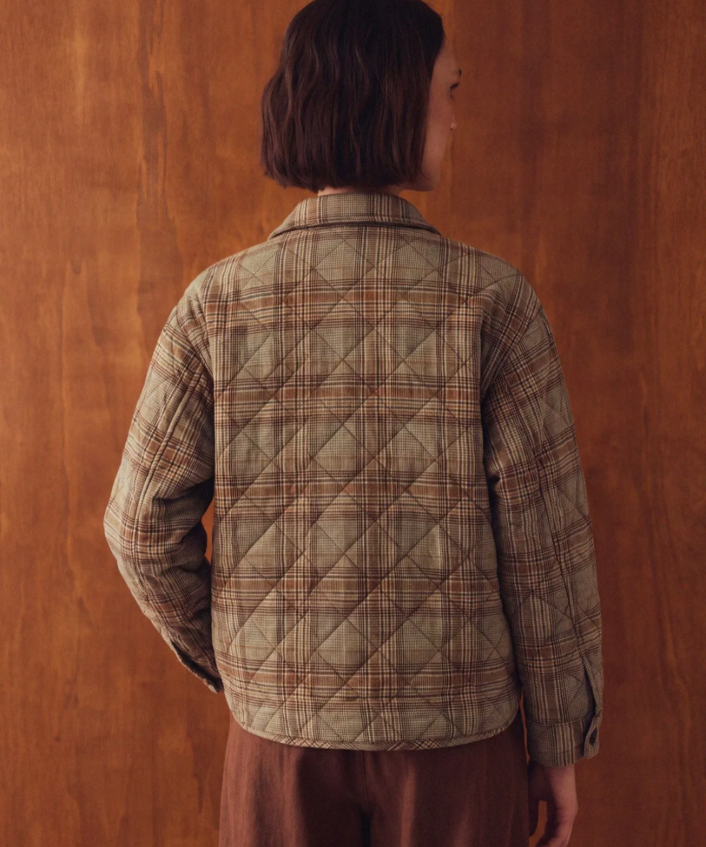 Chaqueta Acolchada Cuadros