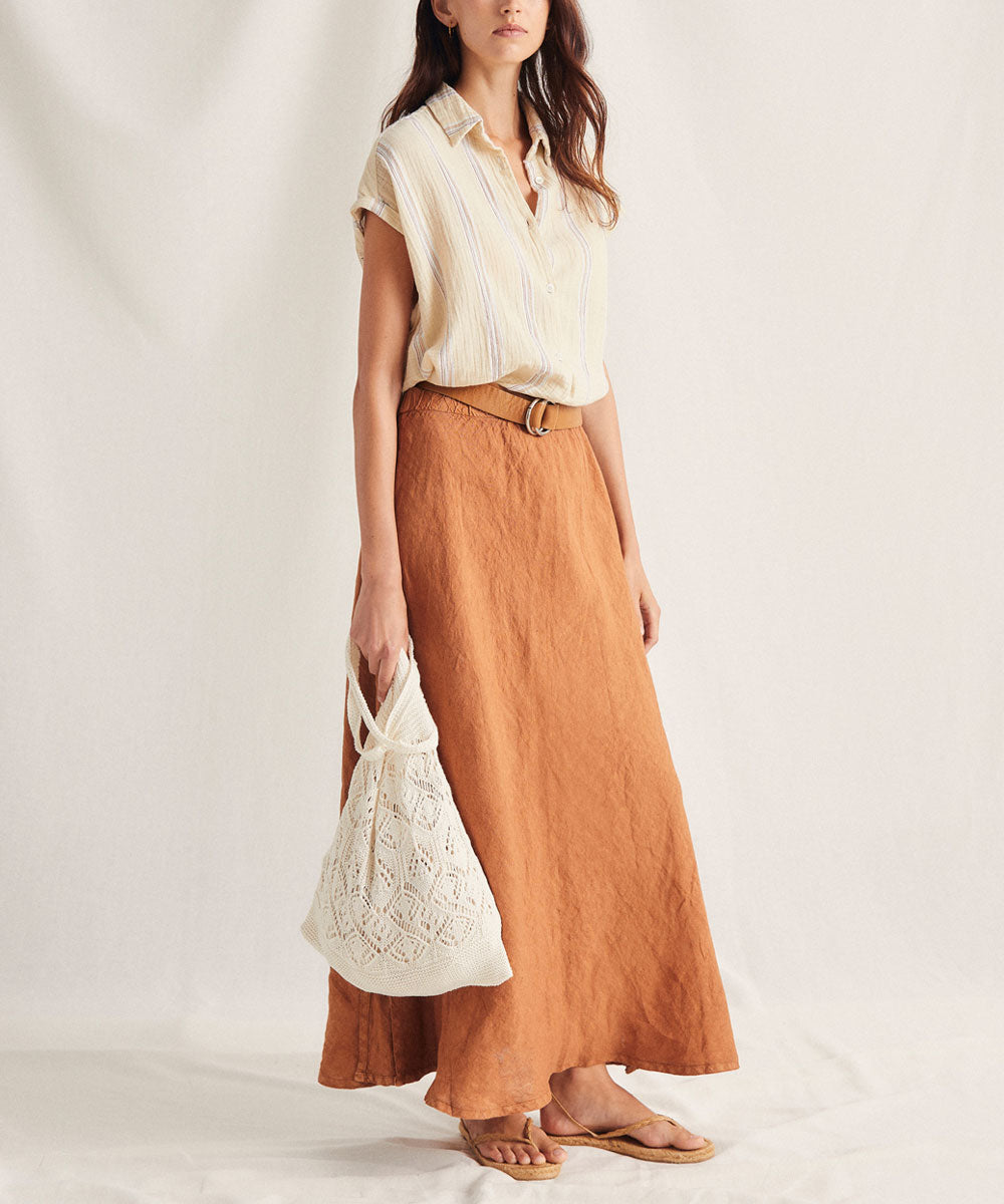 Falda Galda Camel