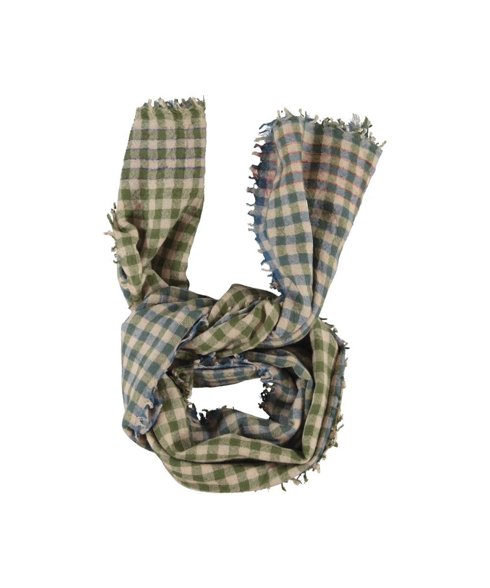 Scarf Green Checkered