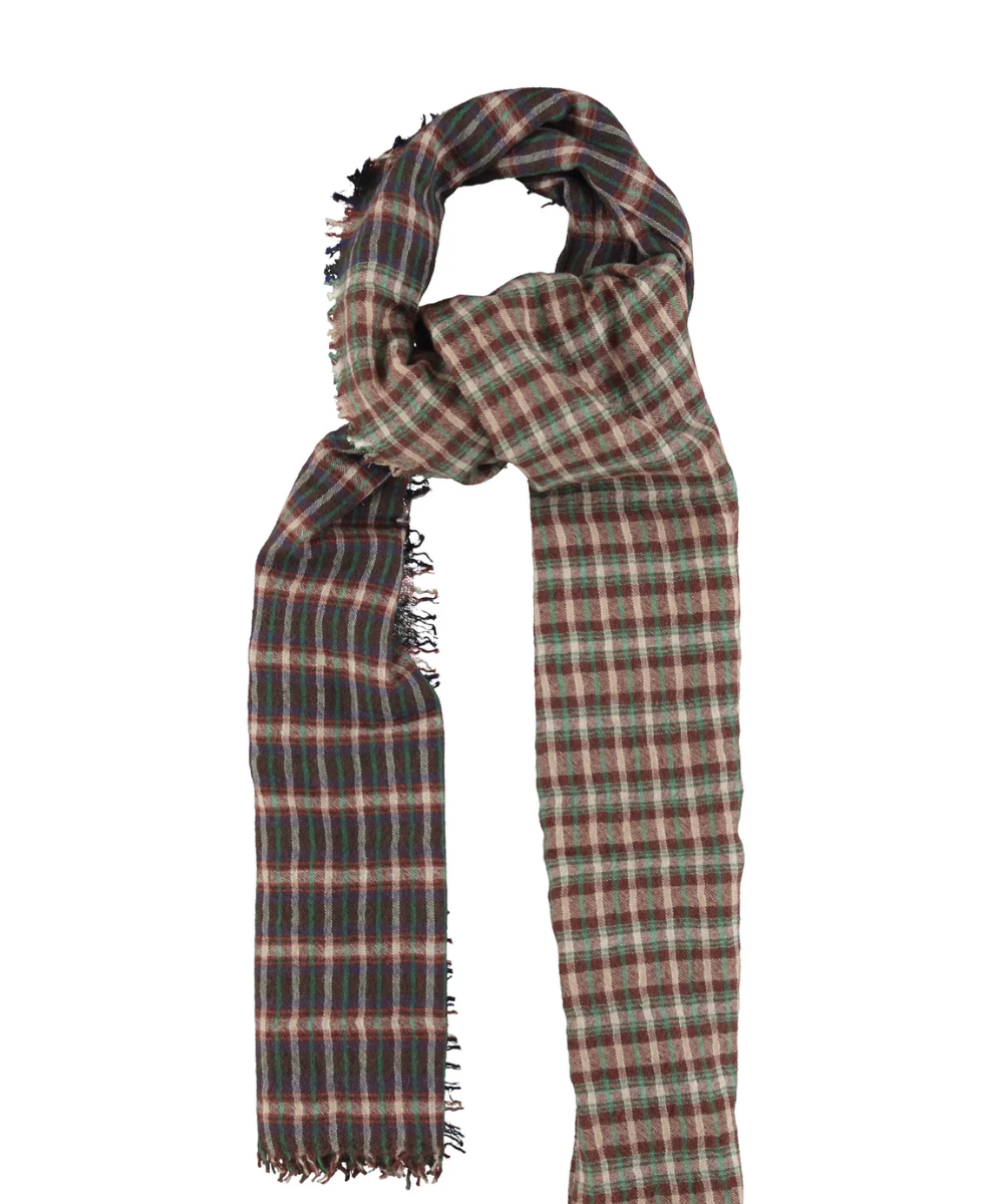 Scarf Brown Checkered
