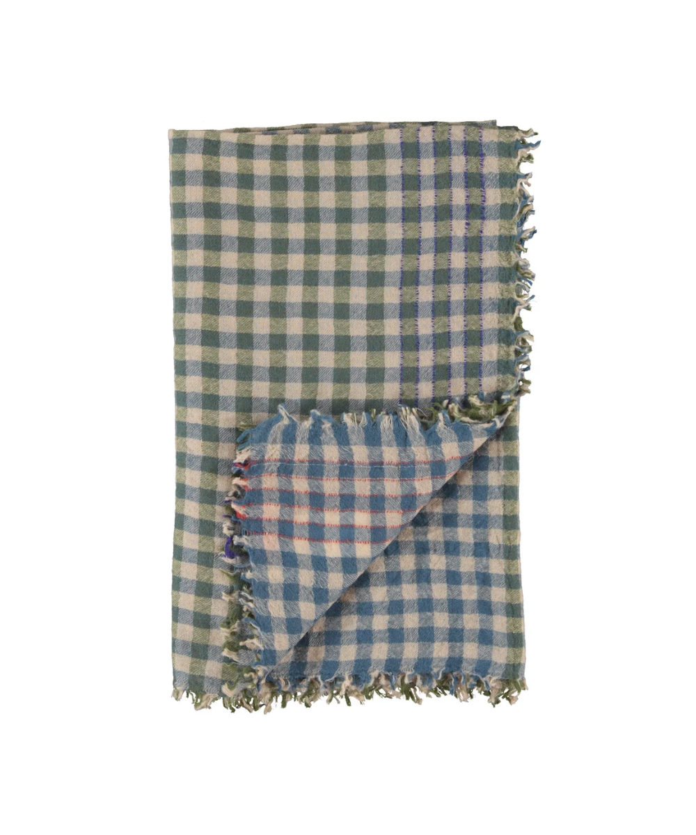 Scarf Green Checkered