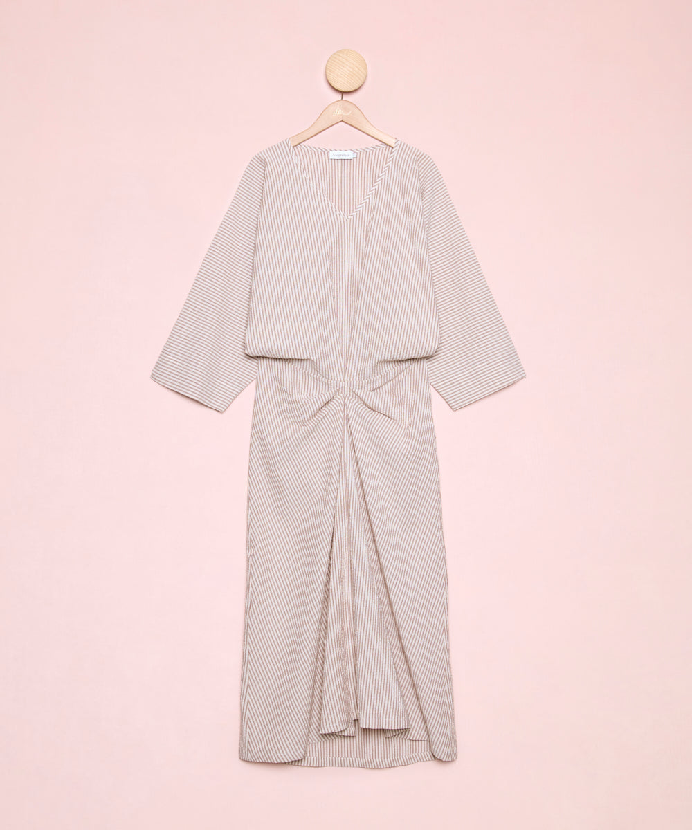 Vestido Carmel Beige Stripes