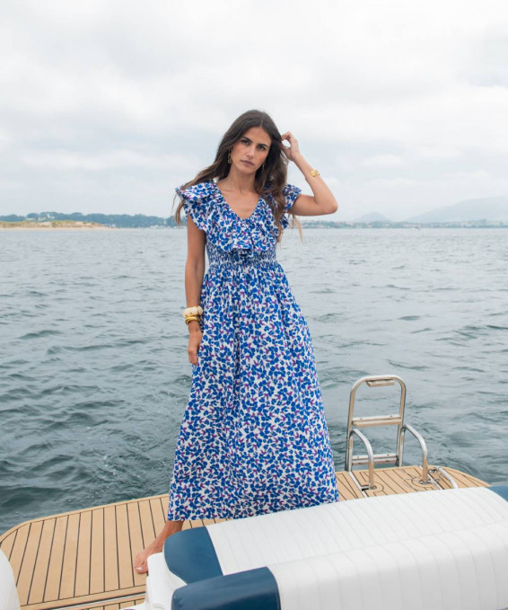 VESTIDO PIQUIO RUFFLES
