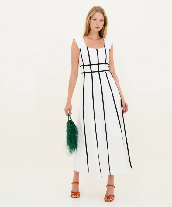 VESTIDO CINTAS ALGODÓN