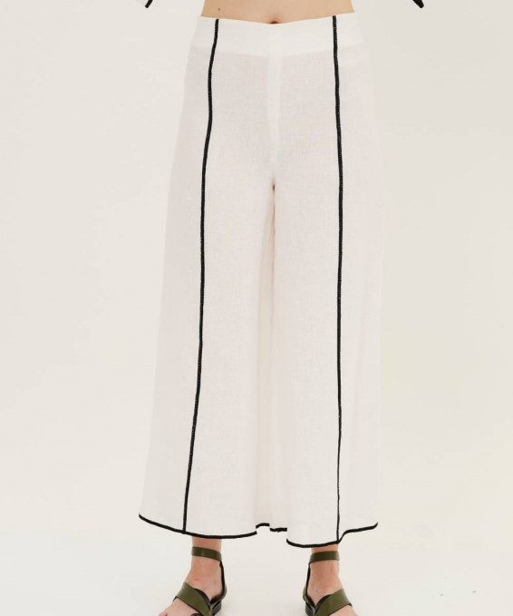 PANTALON CONTRASTE HILO