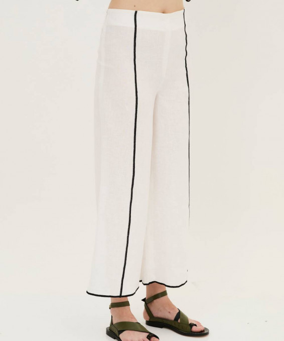 PANTALON CONTRASTE HILO