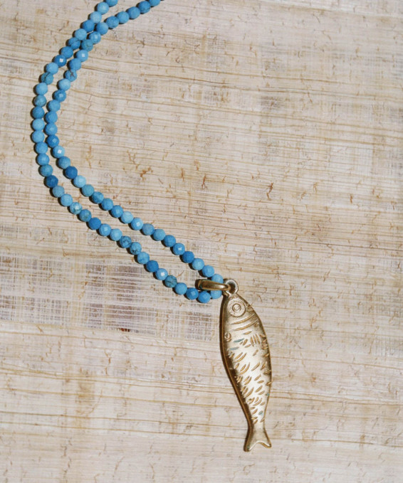 CHOKER TURQUOISE