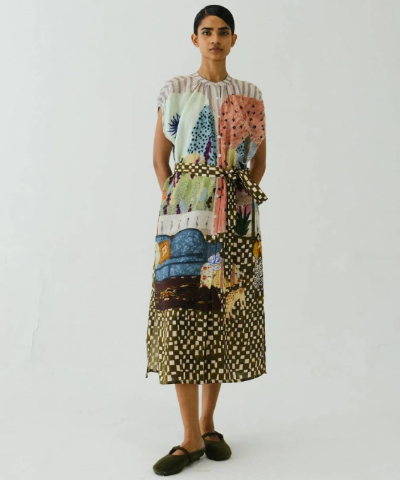 VESTIDO CAP SLEEVES