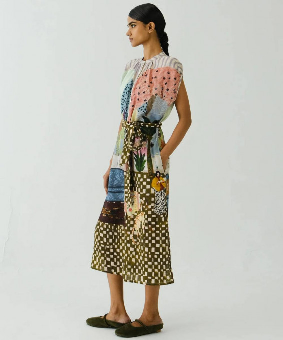 VESTIDO CAP SLEEVES
