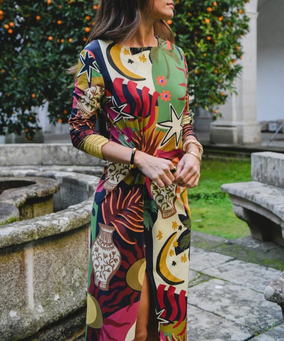Vestido Pedras Knot