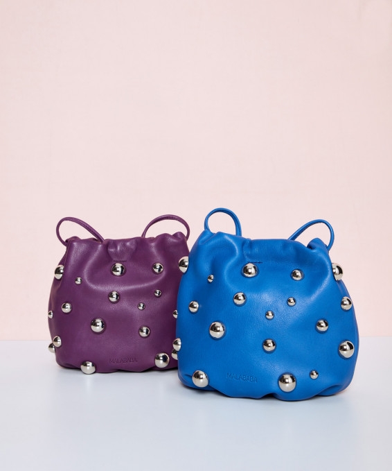 BOLSO TOTITA BALL PLATA