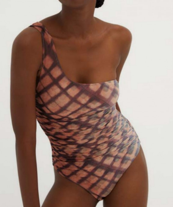 TRAJE DE BAÑO FRUNCE TUL