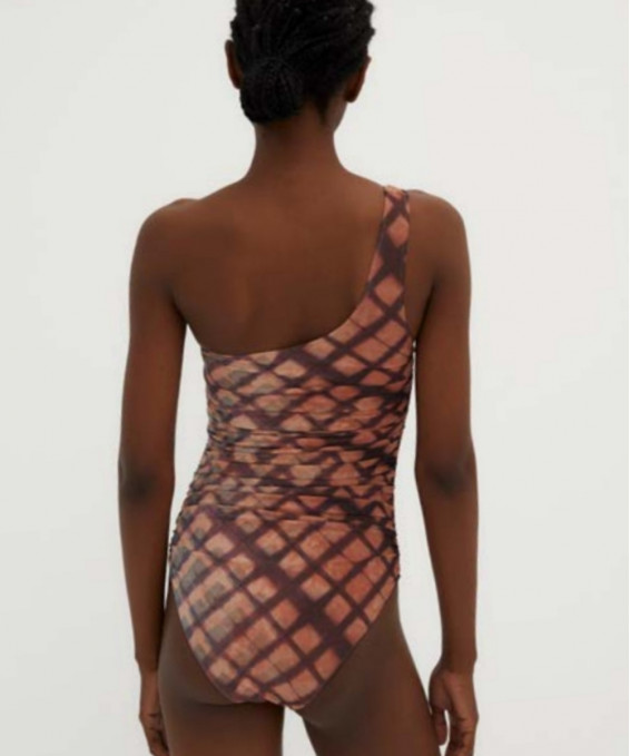 TRAJE DE BAÑO FRUNCE TUL