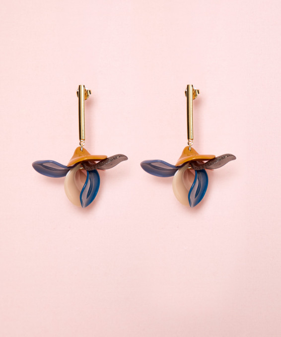 PENDIENTES PETALO COMBI...