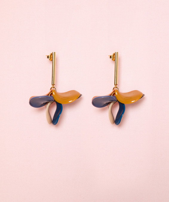 PENDIENTES PETALO COMBI...
