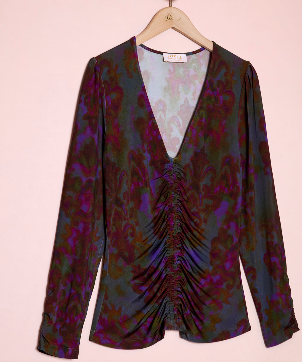 Mazal Draped Top