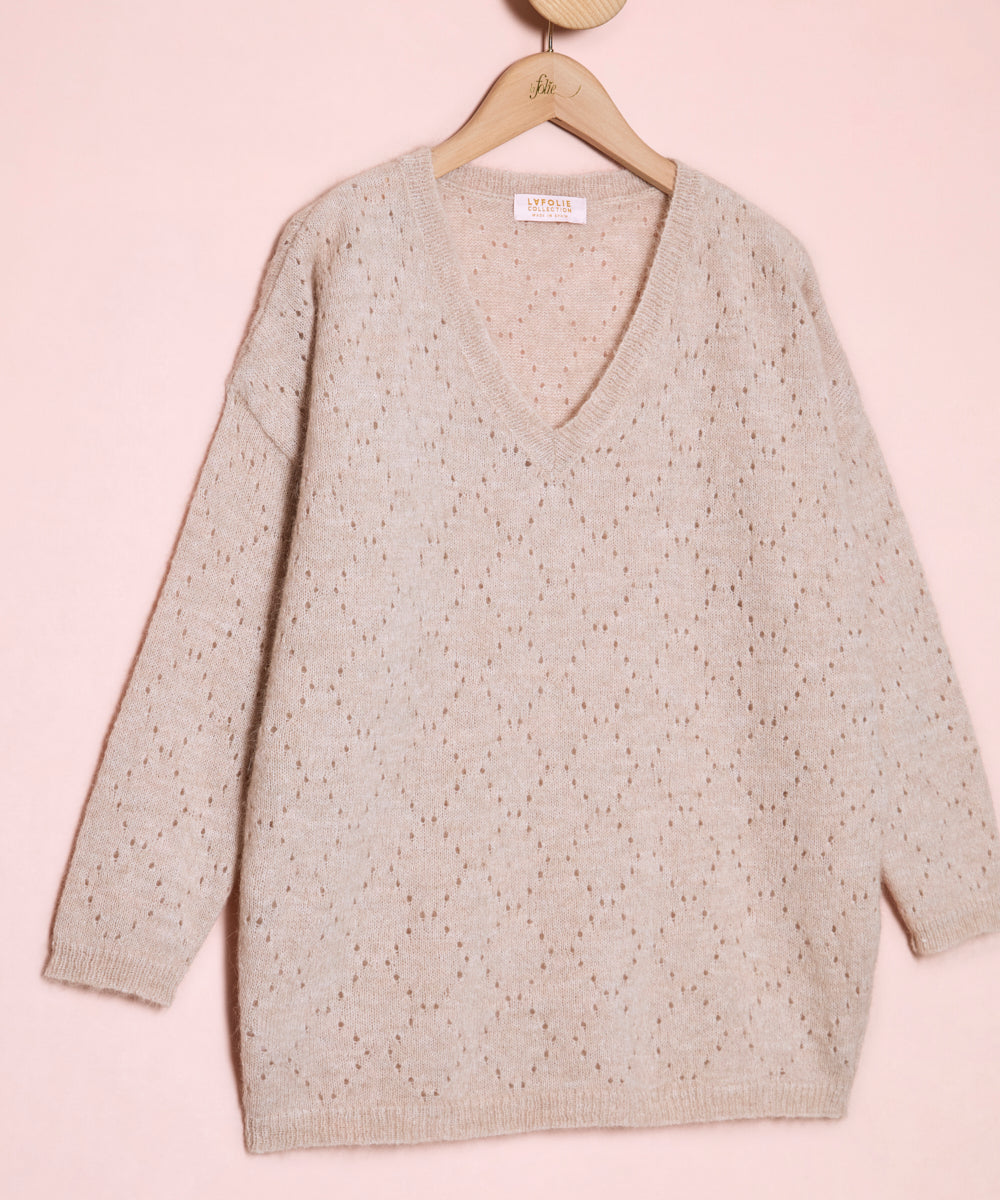 Pointelle Pullover