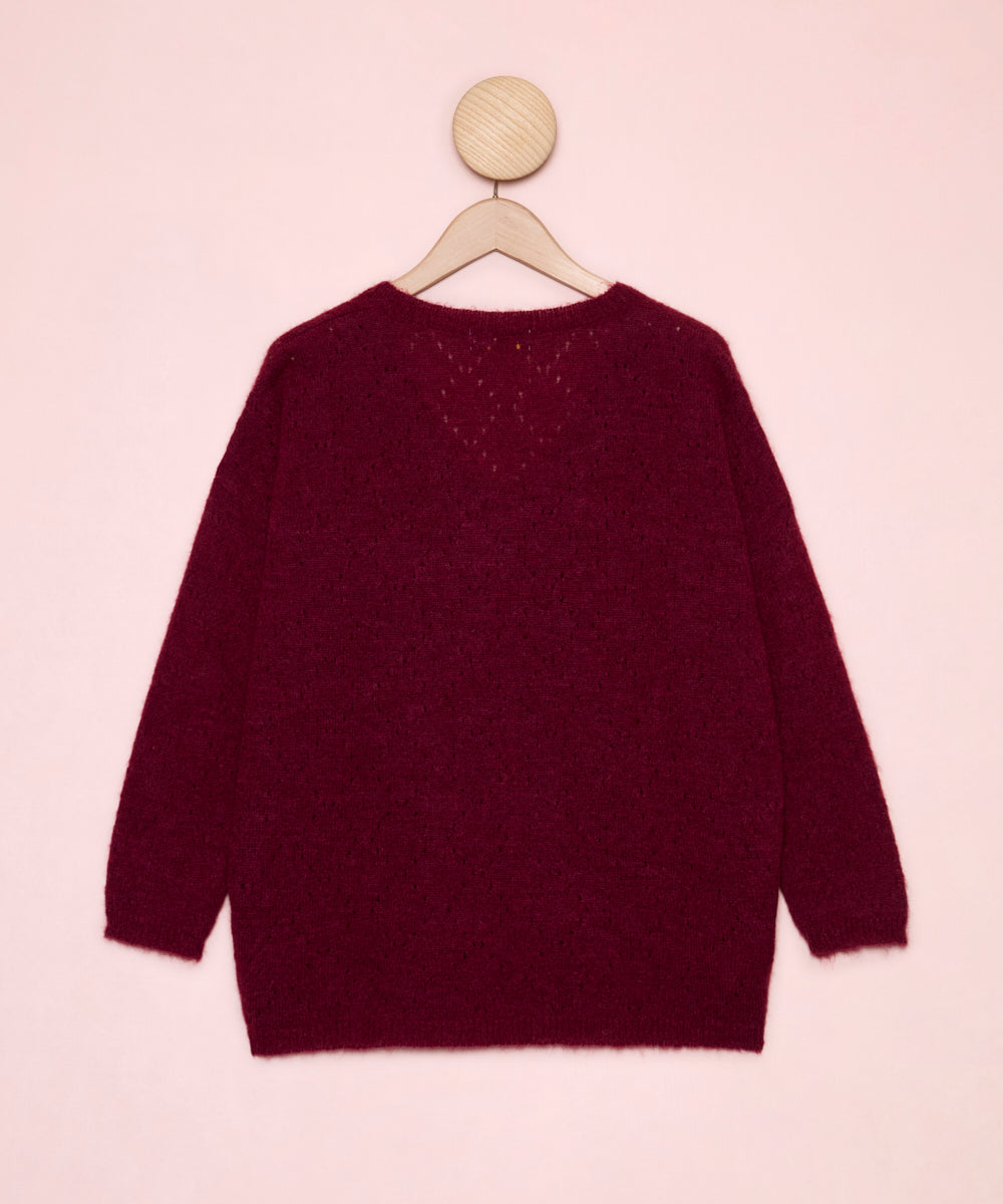 Pointelle Pullover