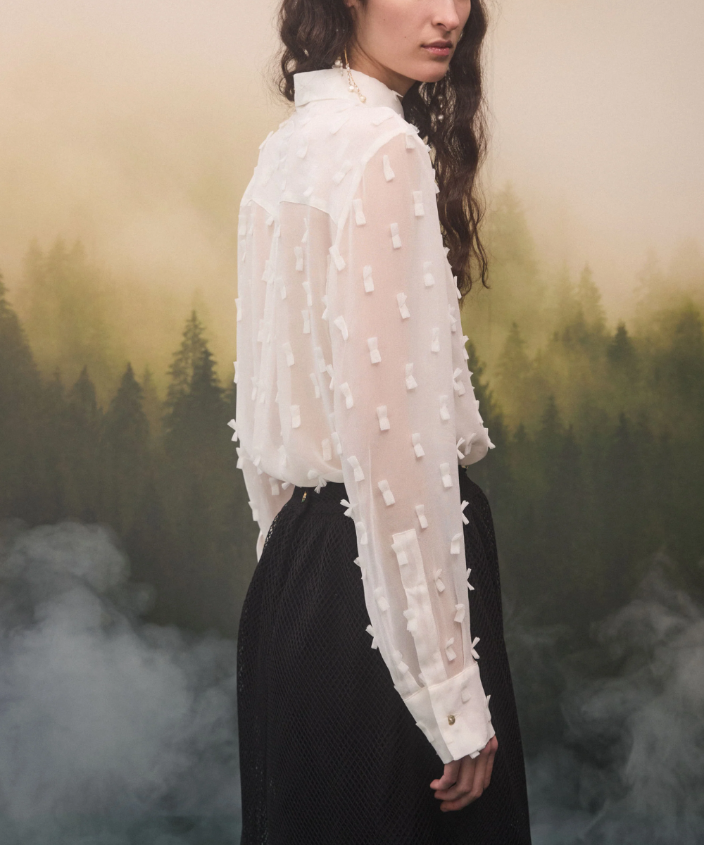 Blusa de gasa