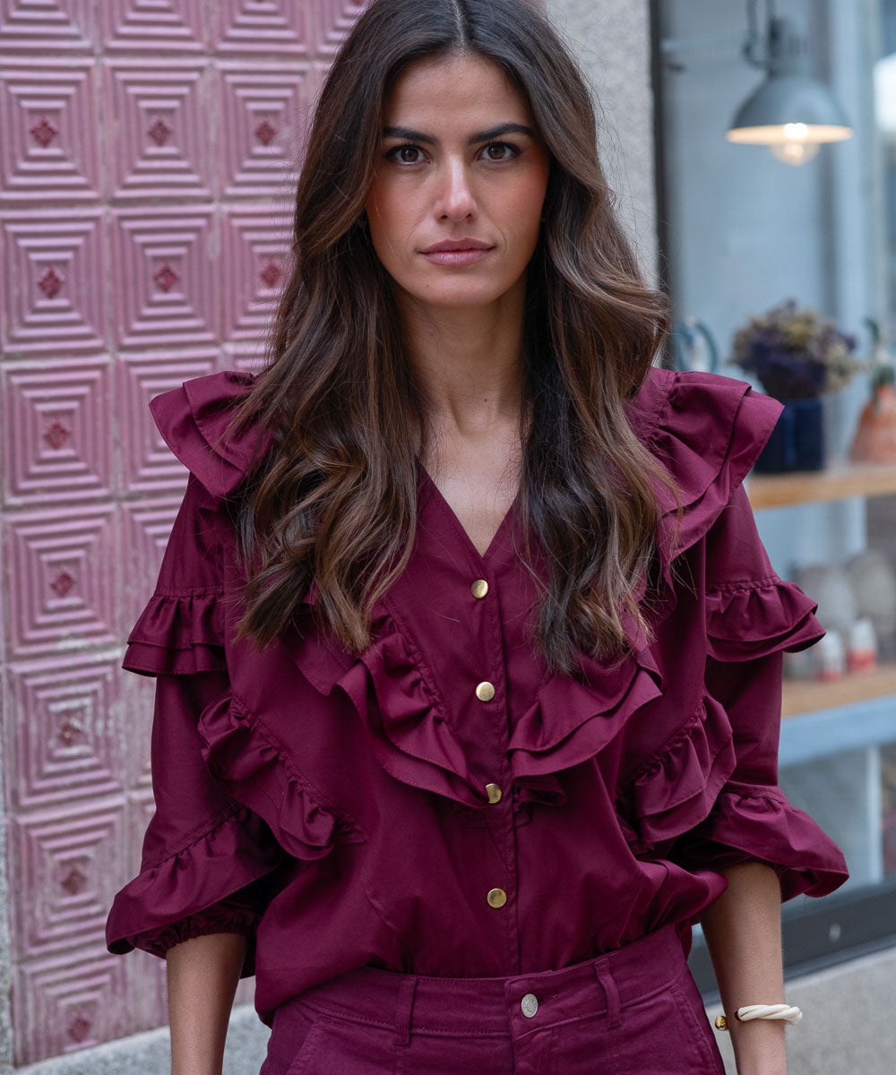 Camisa Silva Ruffles