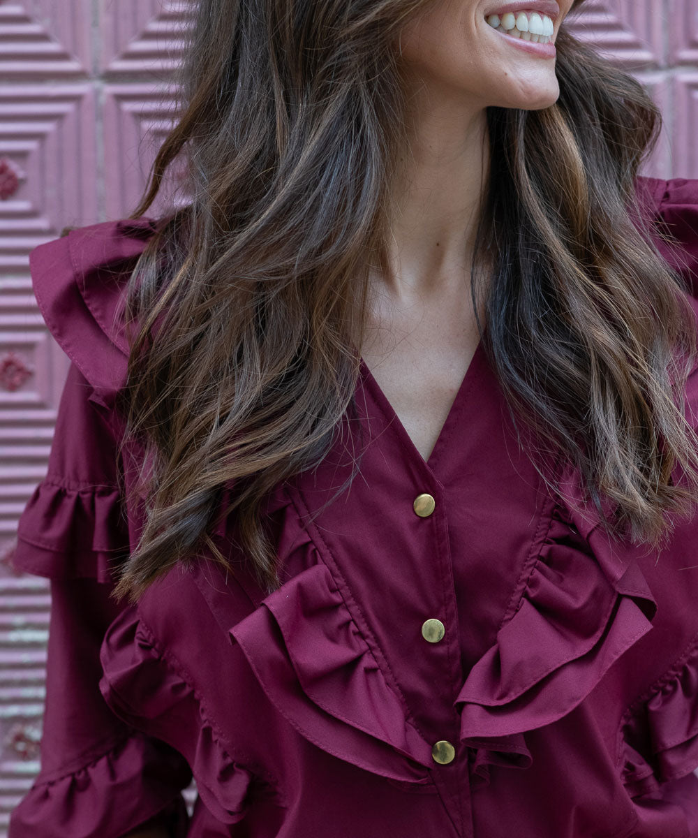 Camisa Silva Ruffles