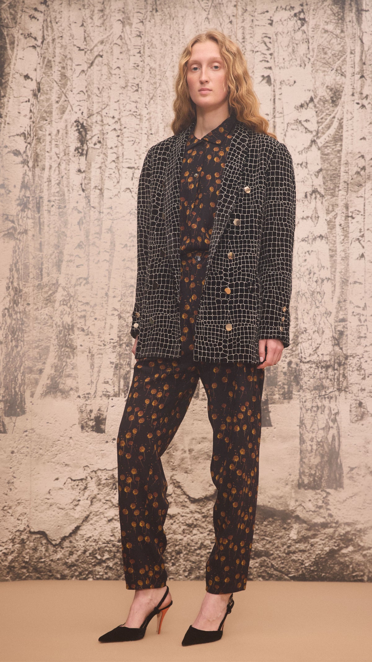 Blazer estampado
