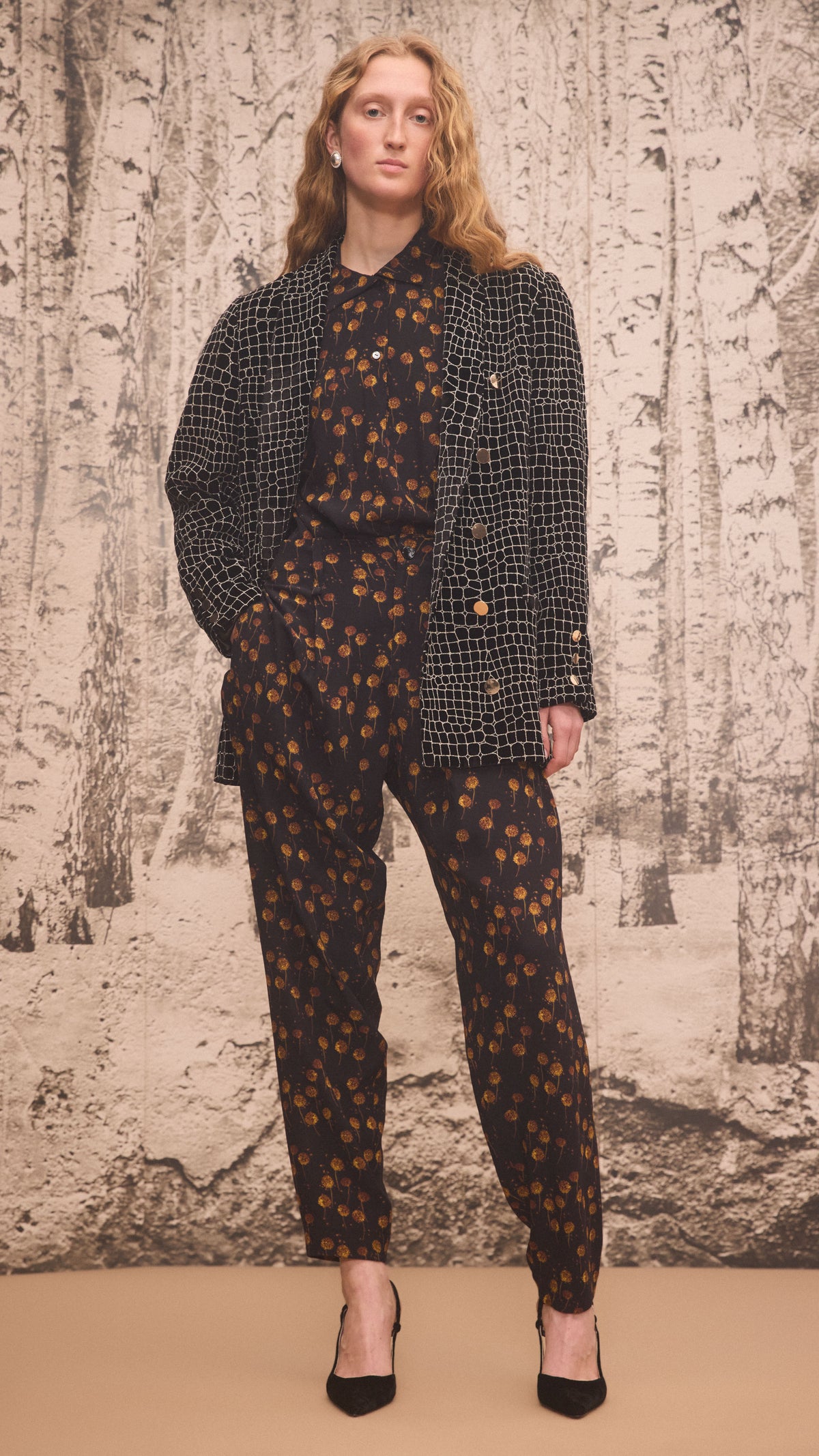 Blazer estampado