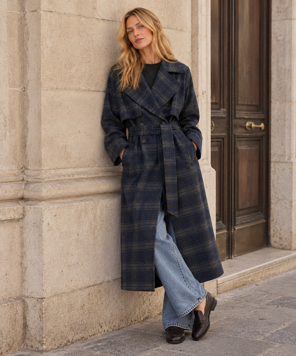 Gabardina Juls Checks