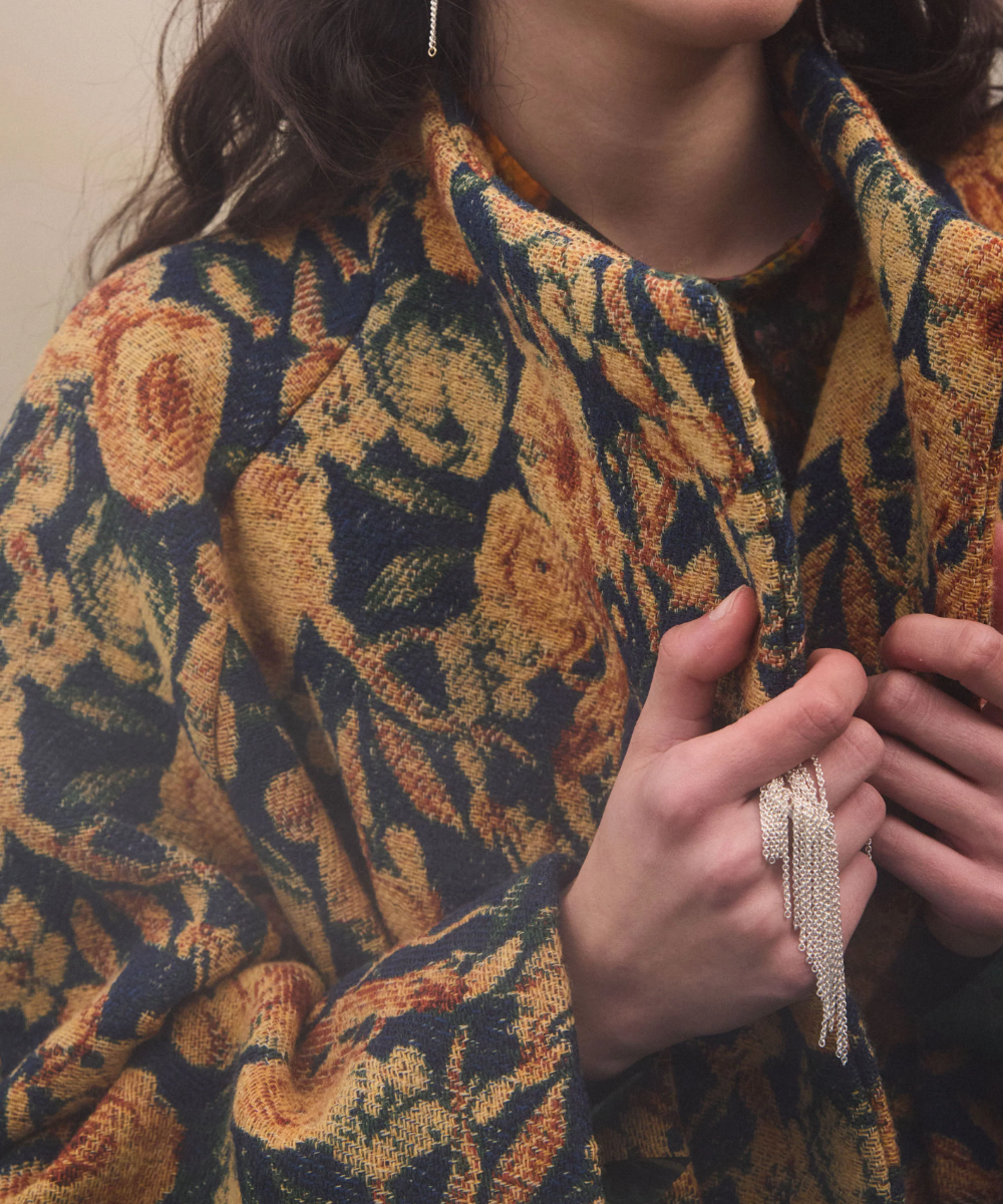 Abrigo Capa Jacquard