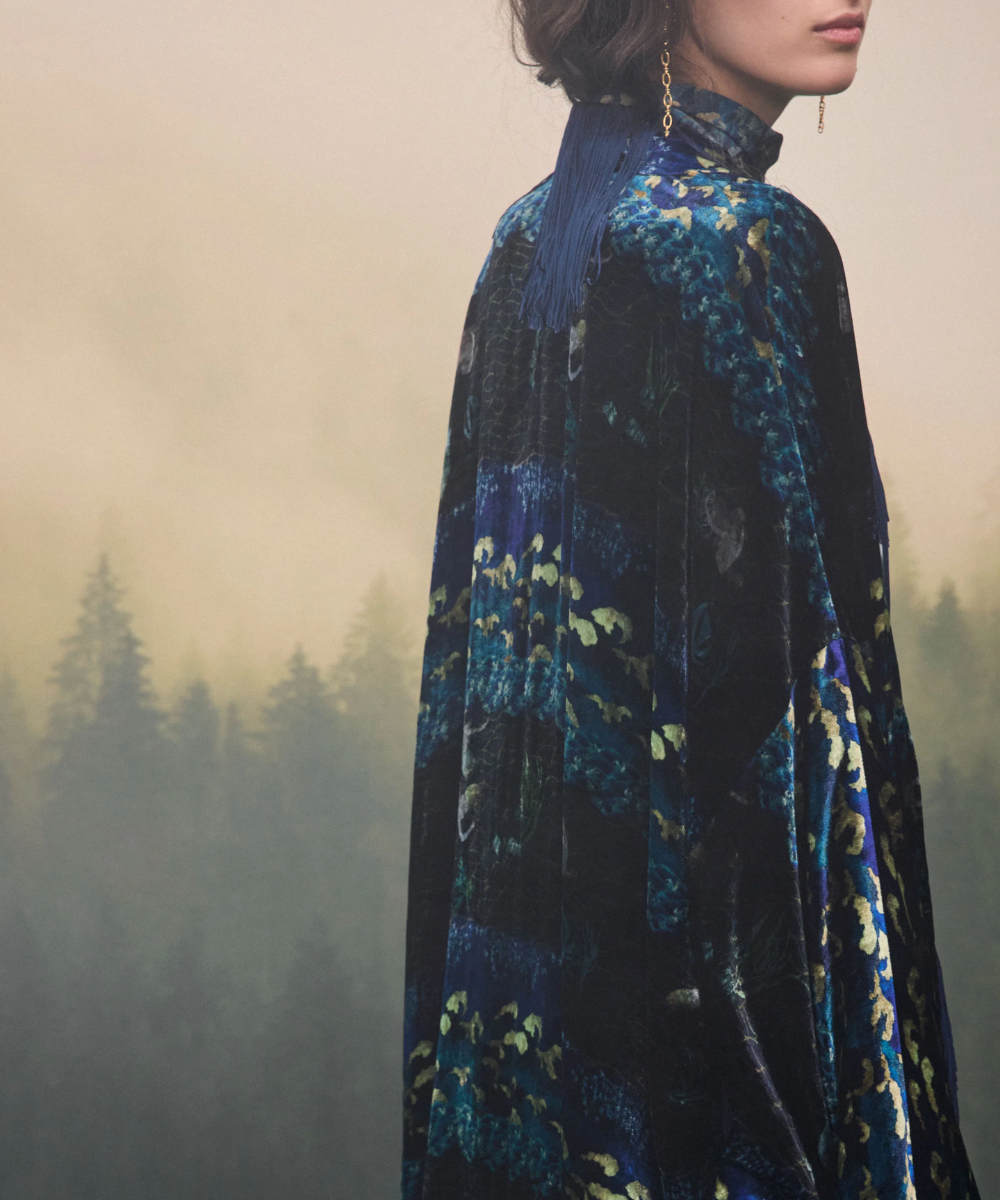 Kimono de terciopelo