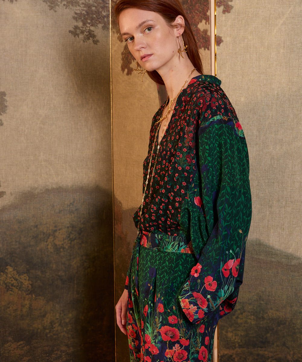 Blusa Amapolas Fluida