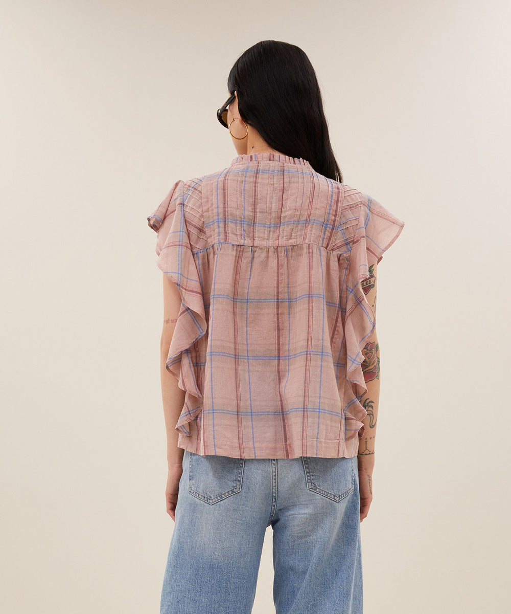 Blusa Danee Pink Check