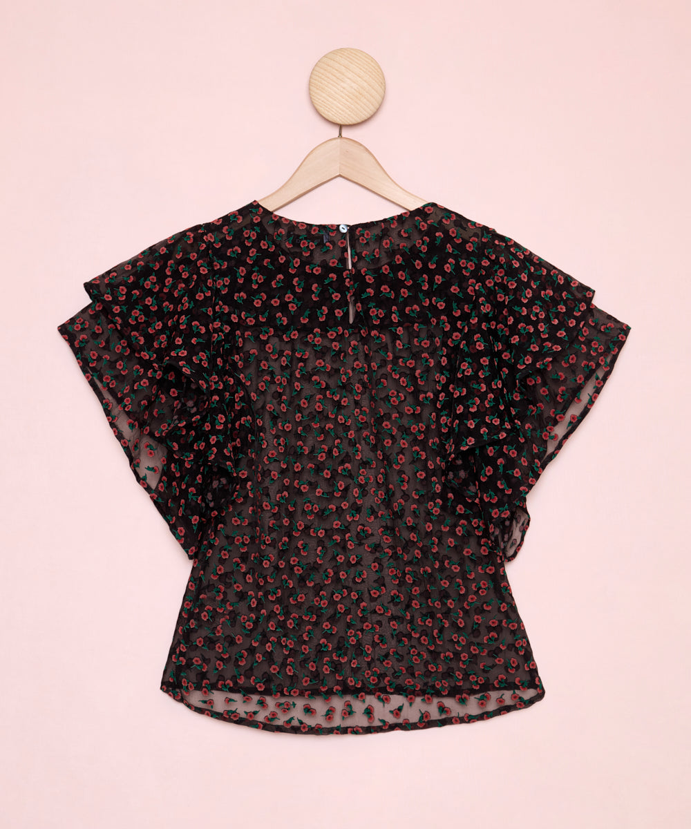 Blusa Inflorescencias