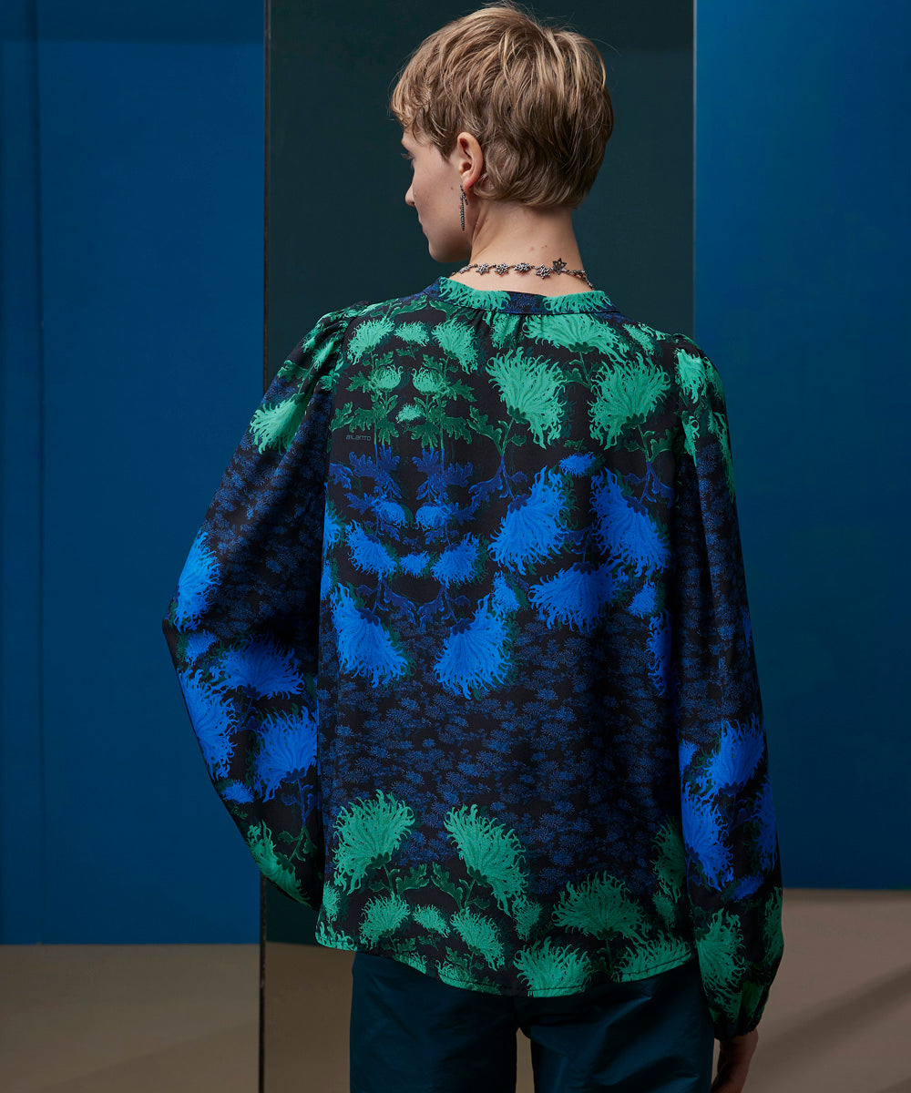 Blusa Crisantemos