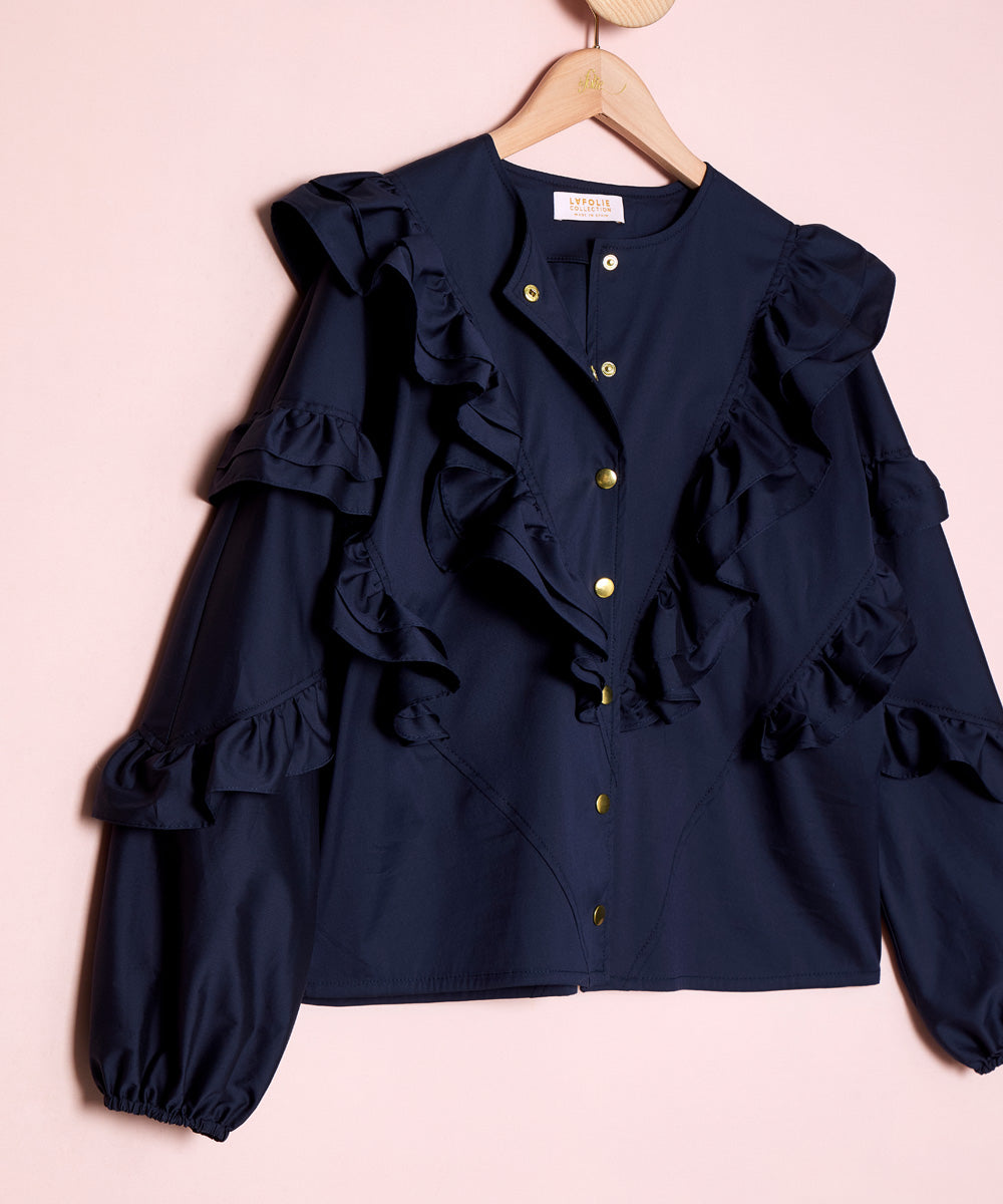 Camisa Moniz Rufles