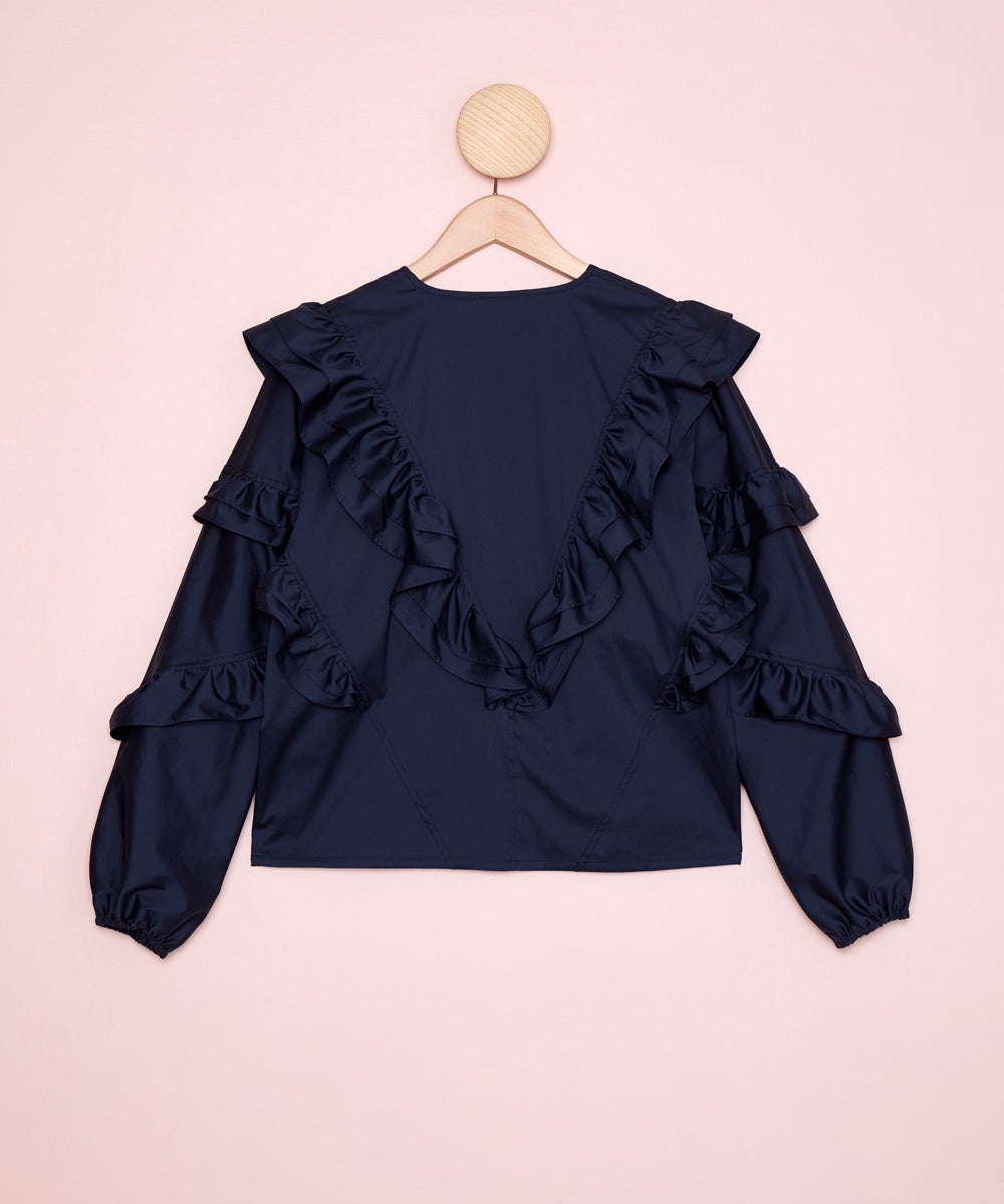 Camisa Moniz Rufles