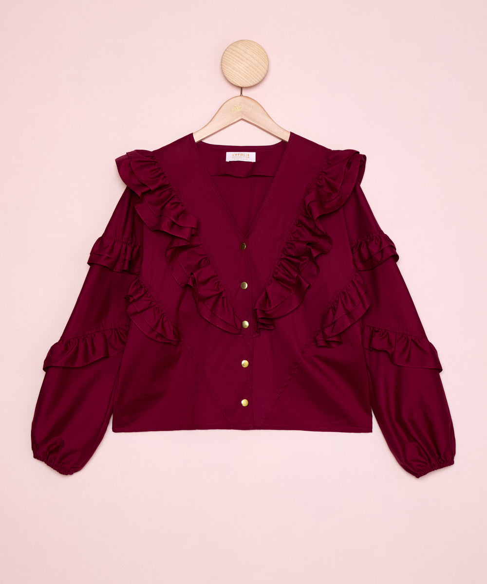 Camisa Silva Ruffles