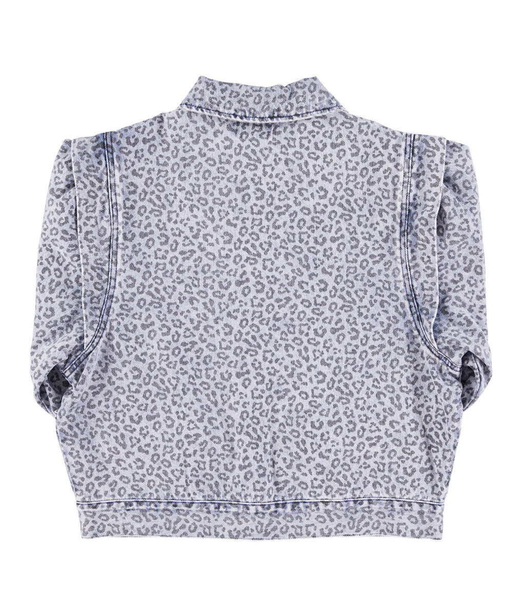 Cazadora Denim Animal Print
