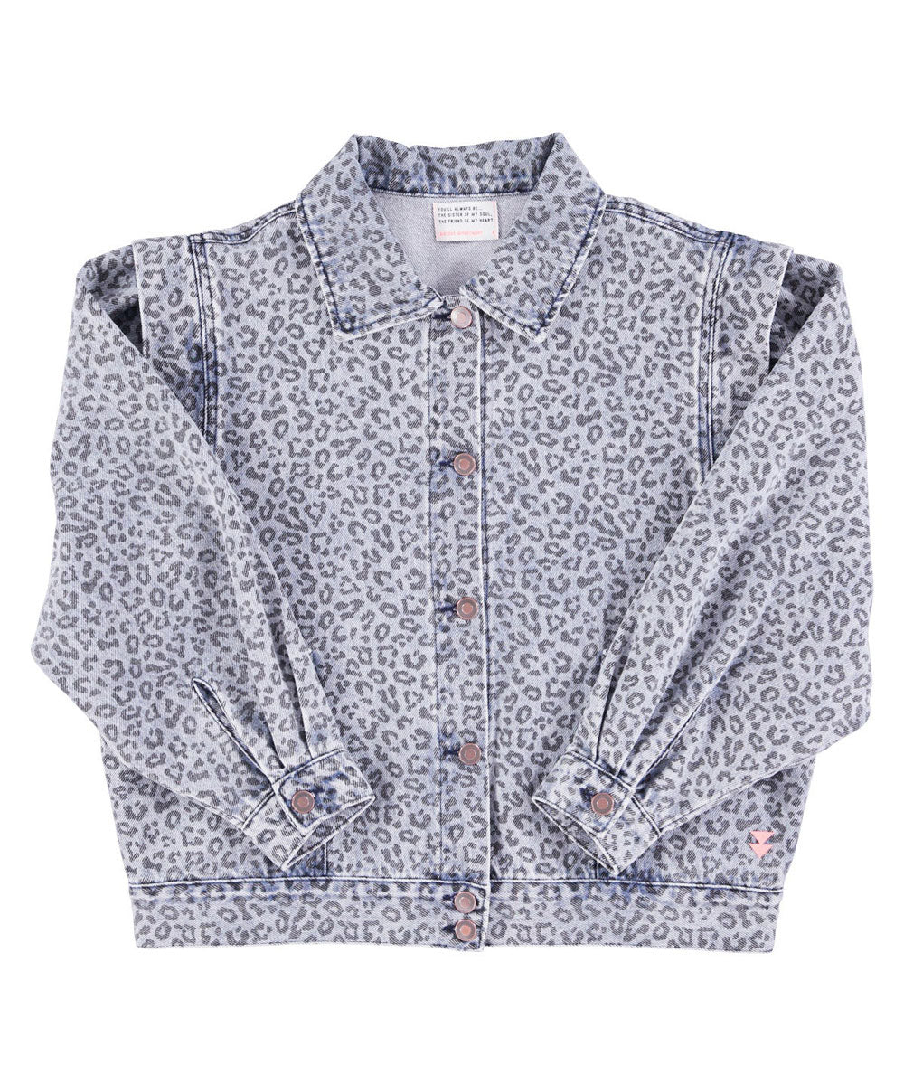 Cazadora Denim Animal Print