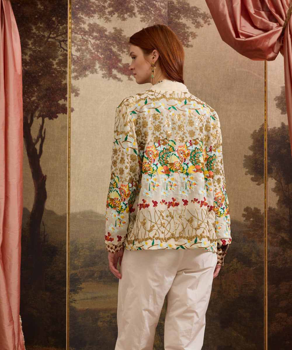 Chaqueta Bordada  Mosaicos