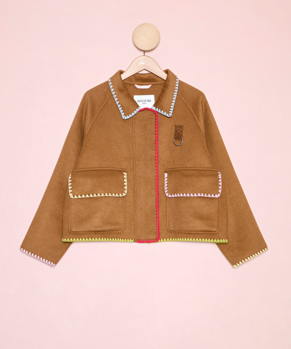 Chaqueta Lana Ribetes