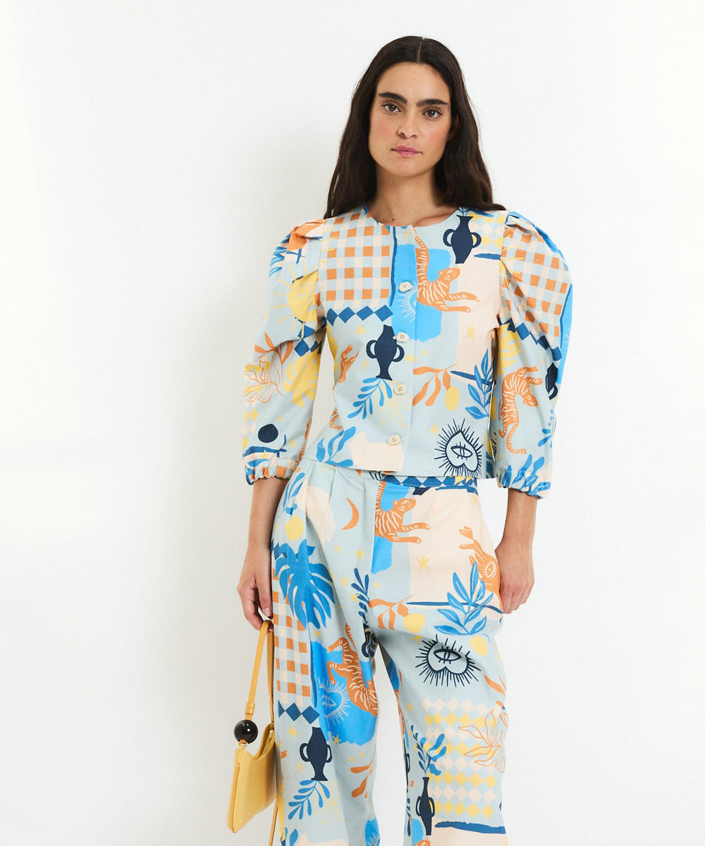 Chaqueta Farol Beach Azul