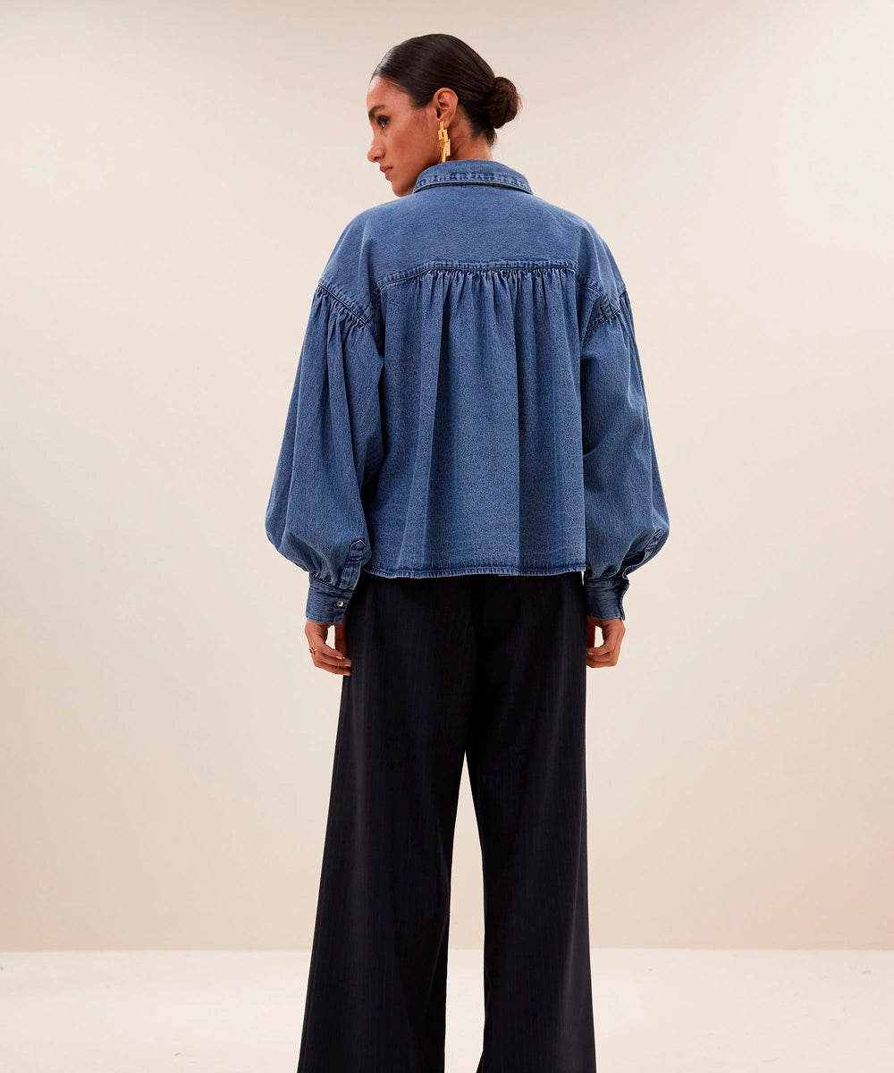 Camisa Sarah Short Denim