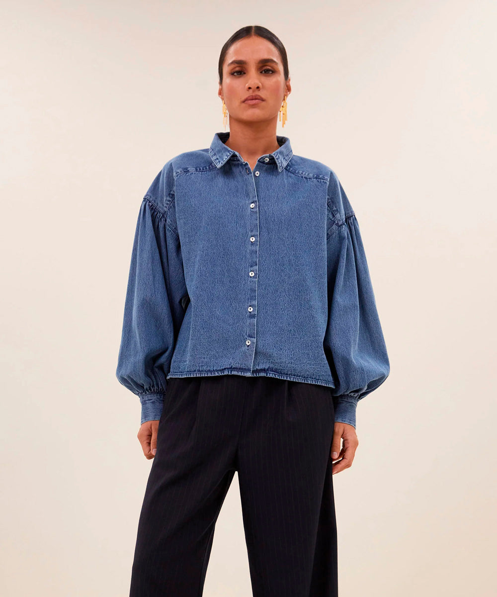 Camisa Sarah Short Denim