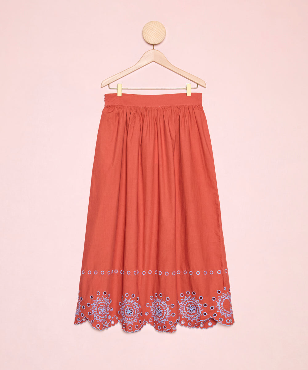 Falda Gardenia Embroidery
