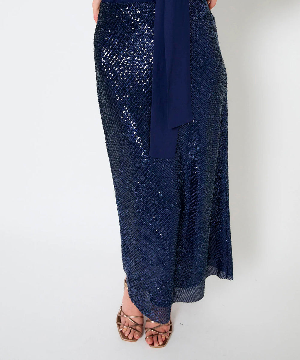 Falda Bies Lentejuelas