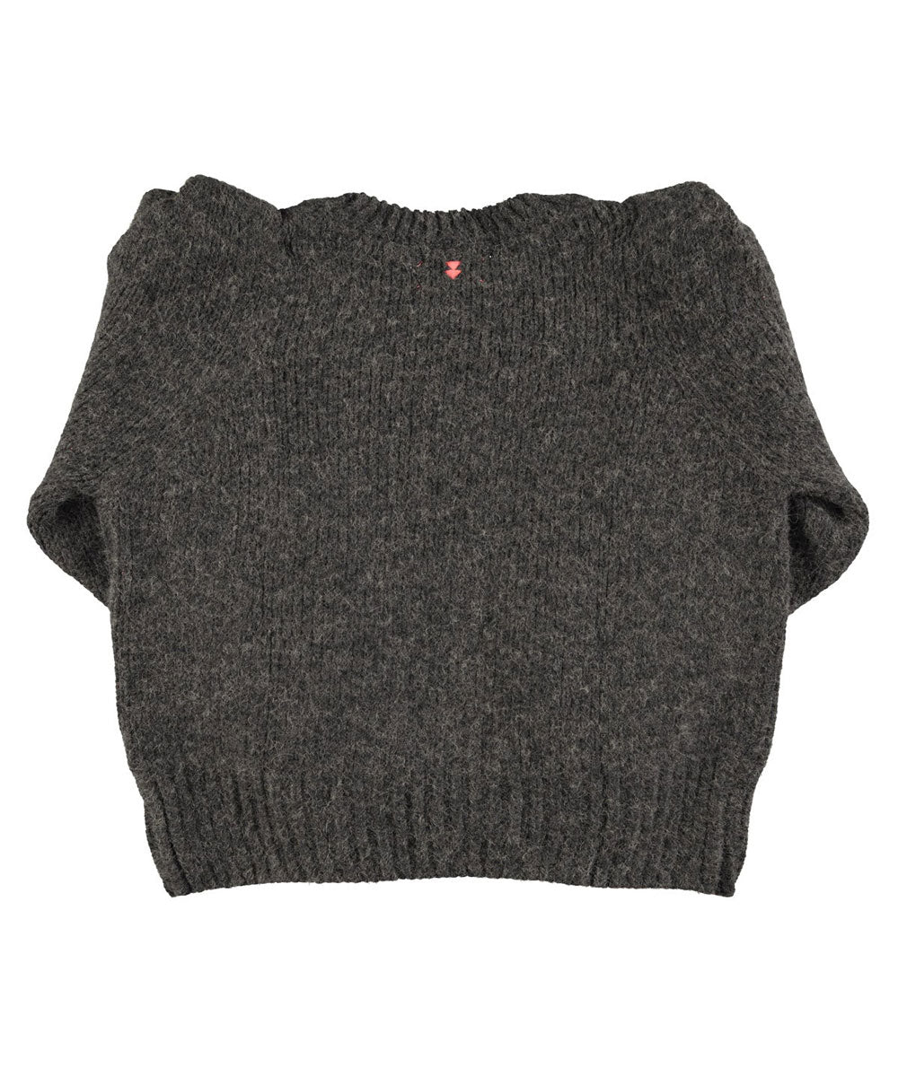 Jersey Grey Soft Knitted