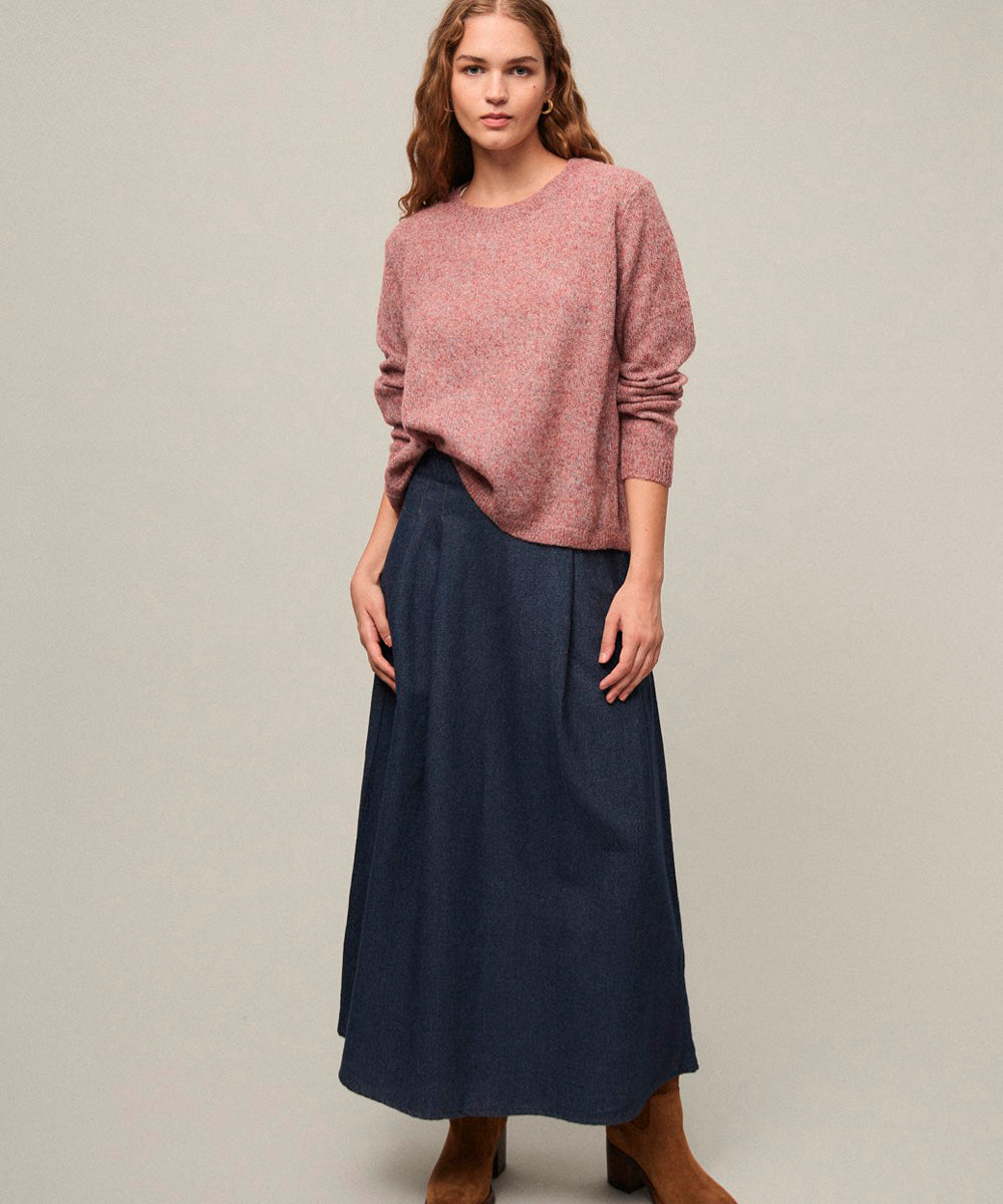 Jersey Mezclilla Rosado