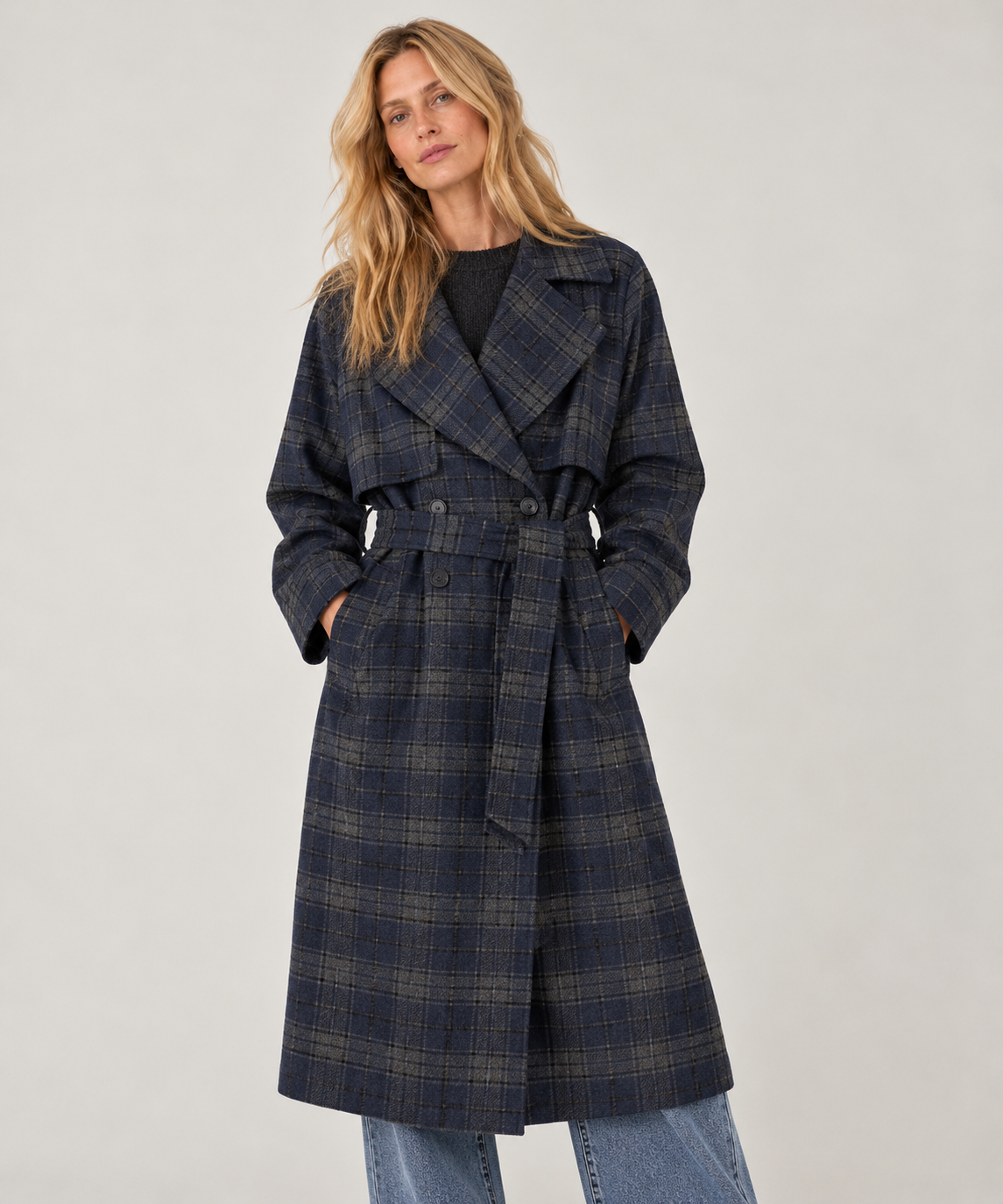 Gabardina Juls Checks